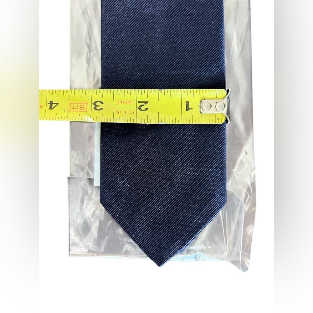 Polo by Ralph Lauren Navy Silk Tie - Picture 11 of 11